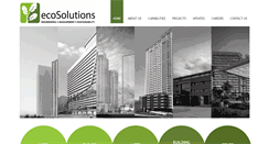 Desktop Screenshot of ecosolutions.com.ph
