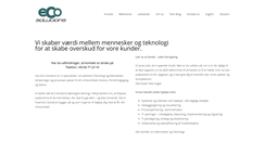 Desktop Screenshot of ecosolutions.dk