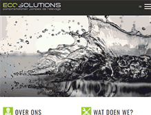 Tablet Screenshot of ecosolutions.be